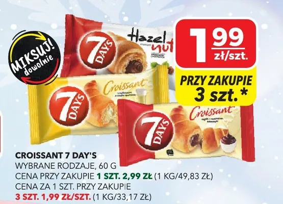 Croissant 7 day's promocja w Top Market