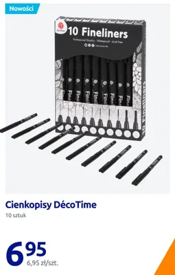 Cienkopisy DécoTime promocja w Action