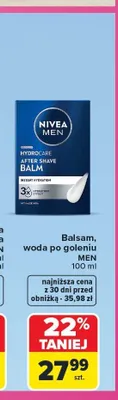Woda po goleniu Nivea Men promocja w Carrefour