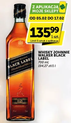 Whisky Johnnie Walker Black Label promocja w Groszek