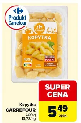 Kopytka promocja w Carrefour Market