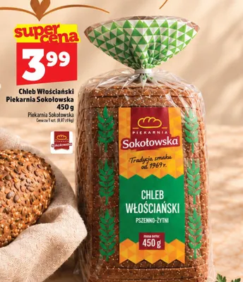 Chleb Włościański Piekarnia Sokołowska promocja w TOPAZ