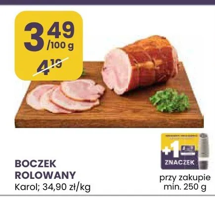 Boczek rolowany promocja w Stokrotka