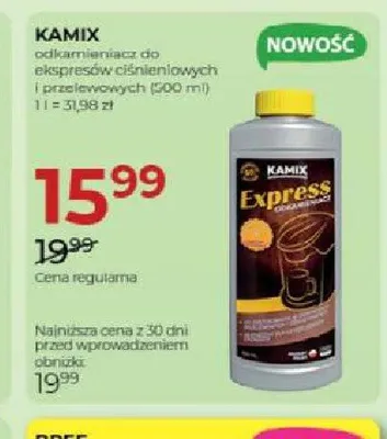 Odkamieniacz do ekspresów Kamix promocja w Drogerie Jawa