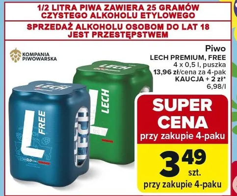 Piwo promocja w Carrefour Market