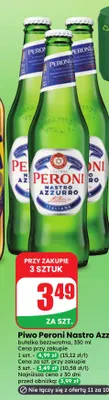 Piwo Peroni Nastro Azzurro promocja w Dino