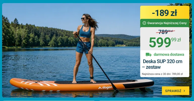 Deska SUP Slogen 320 cm - zestaw promocja w ERLI