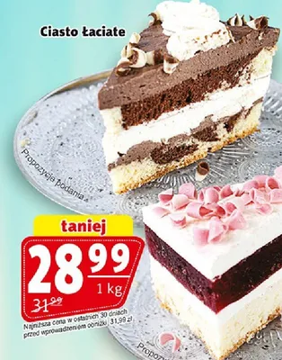 Ciasto Łaciate promocja w Prim Market
