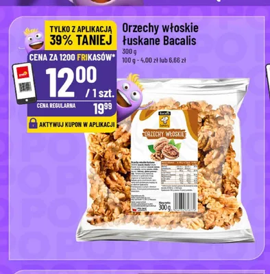 Orzechy włoskie łuskane Bacalis promocja w POLOmarket
