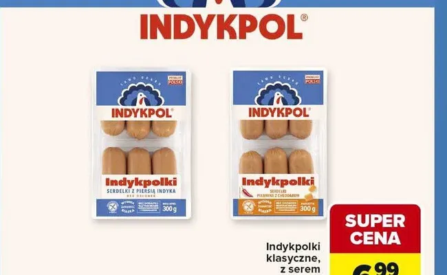 Indykpolki z serem Indykpol promocja w Carrefour
