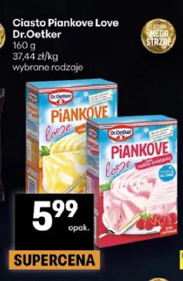 Ciasto Piankowe Love Dr. Oetker promocja w Delikatesy Centrum