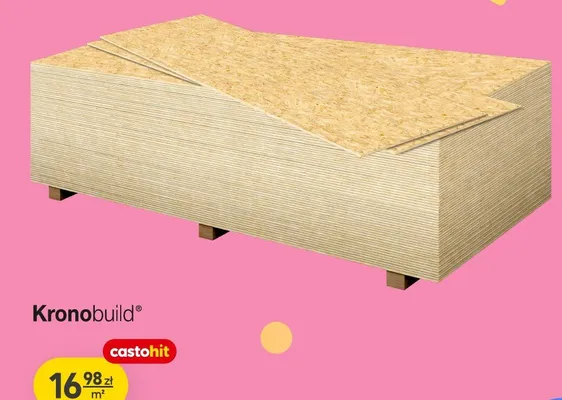 Płyta budowlana OSB 3 promocja w Castorama