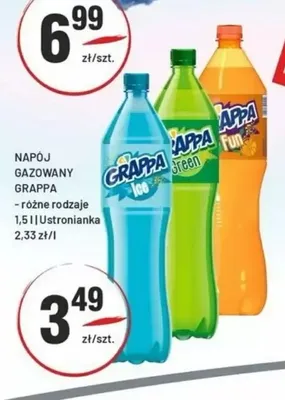 Napój gazowany Grappa Ice promocja w Sedal