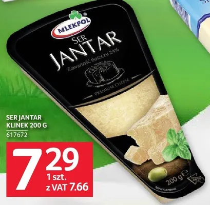 Ser Jantar klinek Mlekpol promocja w Selgros