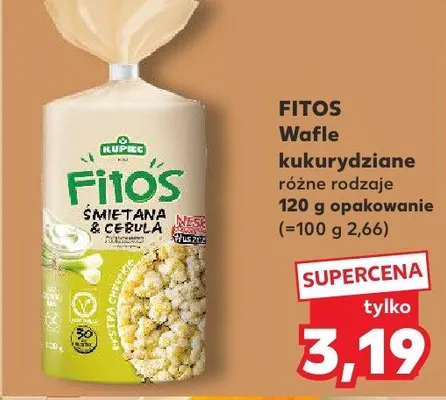 Wafle kukurydziane różne rodzaje 120 g promocja w Kaufland