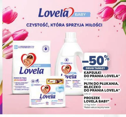Płyn do płukania Lovela promocja w Stokrotka