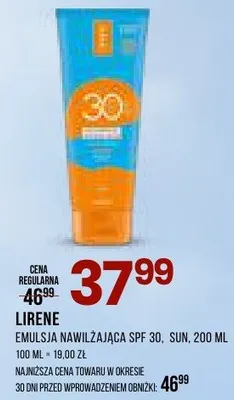 Emulsja nawilżająca SPF 30, Sun promocja w Drogerie Natura