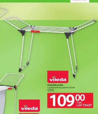 Suszarka na pranie Vileda King promocja w Selgros