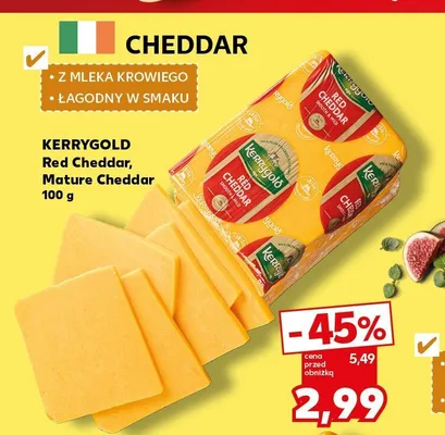Ser Red Cheddar Kerrygold promocja w Kaufland