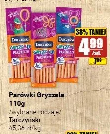 Parówki Tarczyński Gryzzale z indyka promocja w API Market