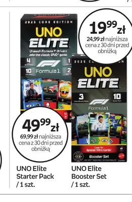 Gra karciana UNO Elite Booster Set promocja w Empik