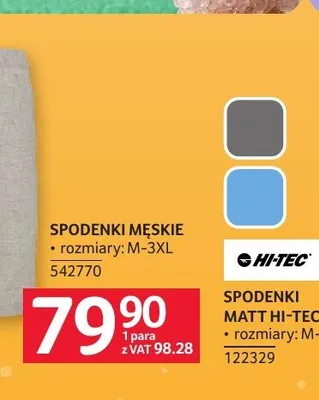 Spodenki męskie promocja w Selgros