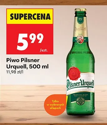 Piwo Pilsner Urquell promocja w Biedronka