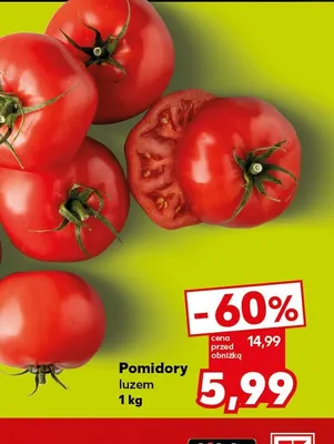 Pomidory luzem promocja w Kaufland