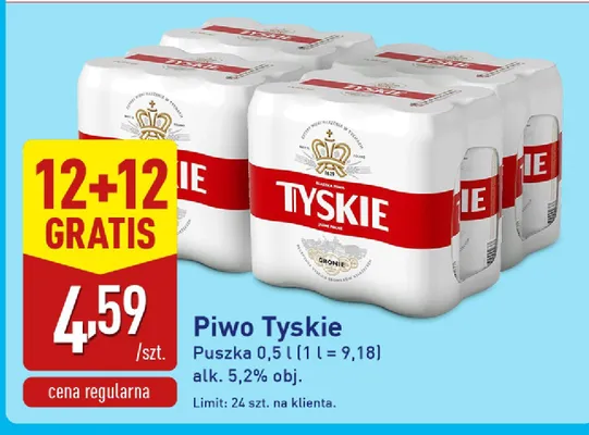 Piwo Tyskie Gronie promocja w Aldi