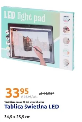 Tablica świetlna LED 34,5x25,5cm promocja w Action