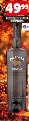 Wódka Żubrówka Czarna 40% promocja w TOPAZ