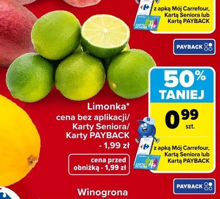 Limonka promocja w Carrefour Market