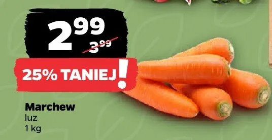 Marchew luz promocja w Netto