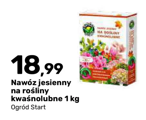 Nawóz jesienny na rośliny kwaśnolubne Ogród Start promocja w Bricomarche