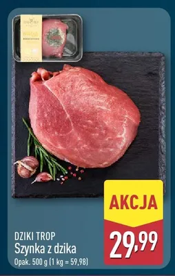 Szynka z dzika promocja w Aldi