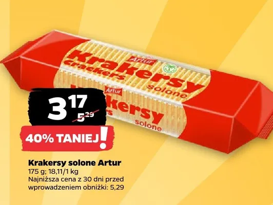 Krakersy solone promocja w Netto