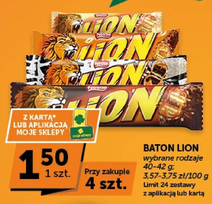 Baton Lion promocja w Groszek
