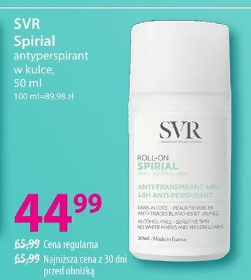 Spirial antyperspirant w kulce promocja w Hebe