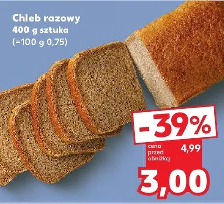 Chleb razowy promocja w Kaufland