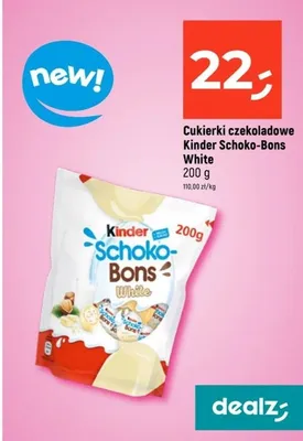 Cukierki czekoladowe Schoko-Bons White promocja w Dealz