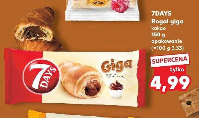 Rogal giga kakao 7Days promocja w Kaufland
