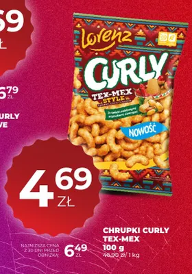 Chrupki Curly Tex-Mex Lorenz promocja w Duży Ben