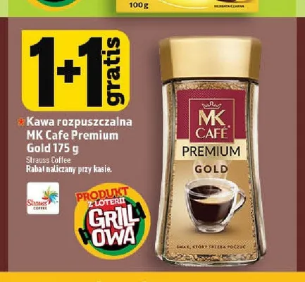 Kawa rozpuszczalna MK Cafe Premium Gold promocja w TOPAZ