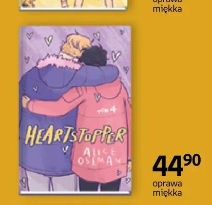 Książka Heartstopper Tom 4 Alice Oseman promocja w Empik