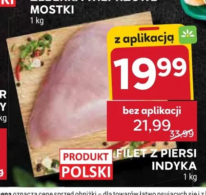 Filet z piersi indyka promocja w Stokrotka