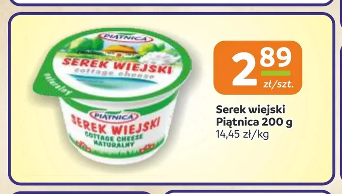 Serek wiejski Piątnica promocja w Gama