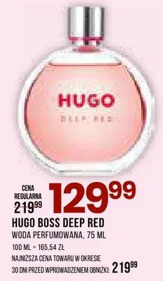 Woda perfumowana Deep Red promocja w Drogerie Natura