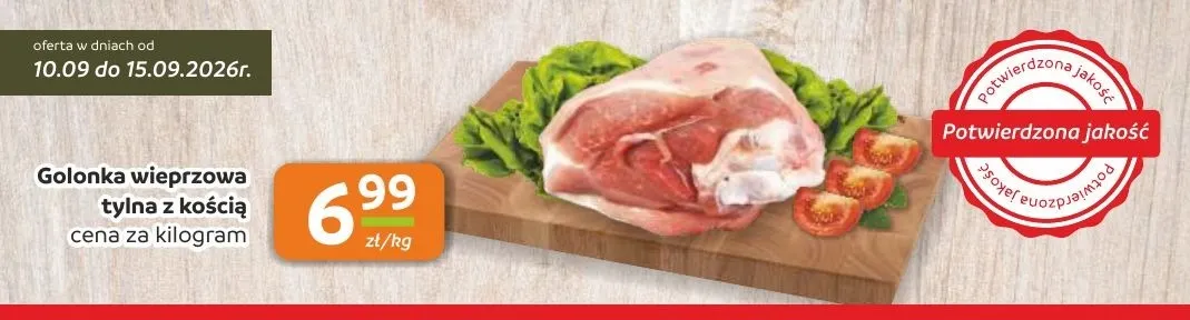 Golonka wieprzowa tylna z kością promocja w Gama