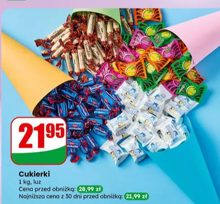 Cukierki promocja w Dino