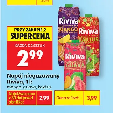 Napój niegazowany mango promocja w Biedronka